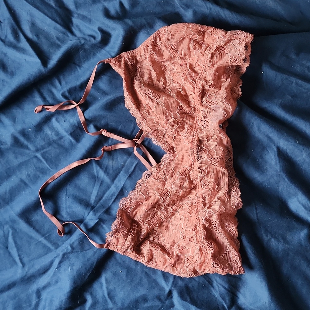 Wishlist peach bralet, M
